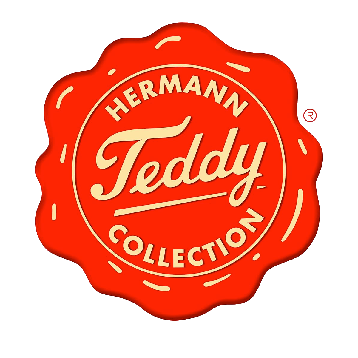 Hermann Teddy - Sankt bernhardshund sittande Gosedjur