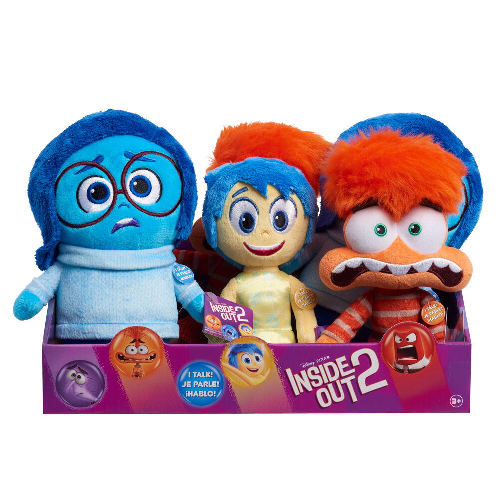 Disney -Inside Out 2 Sadness - Talking Plush