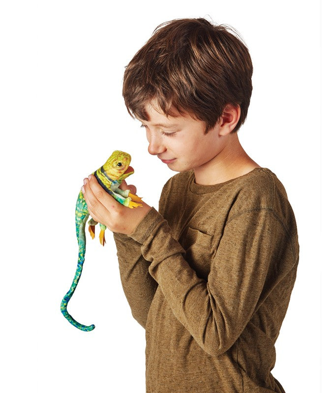 Folkmanis® Puppets - Mini  Lizard, Collared (Halsbandsleguan)