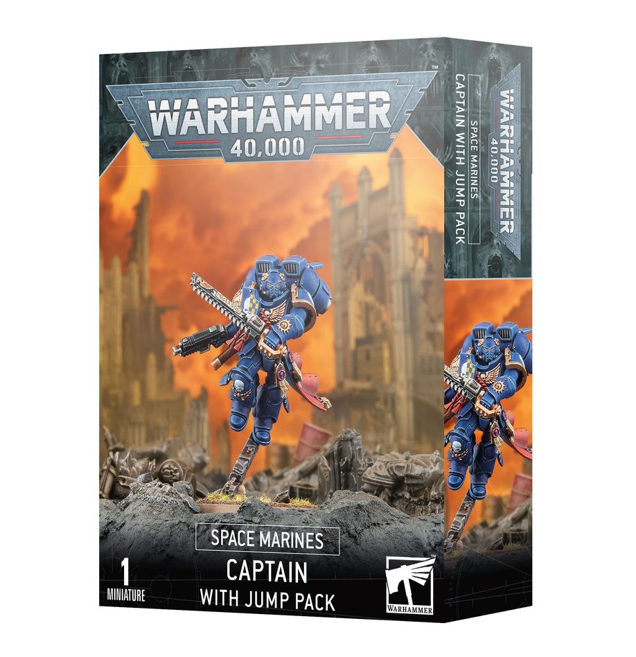 Warhammer: 40,000 - Space Marines - Captain with Jump Pack