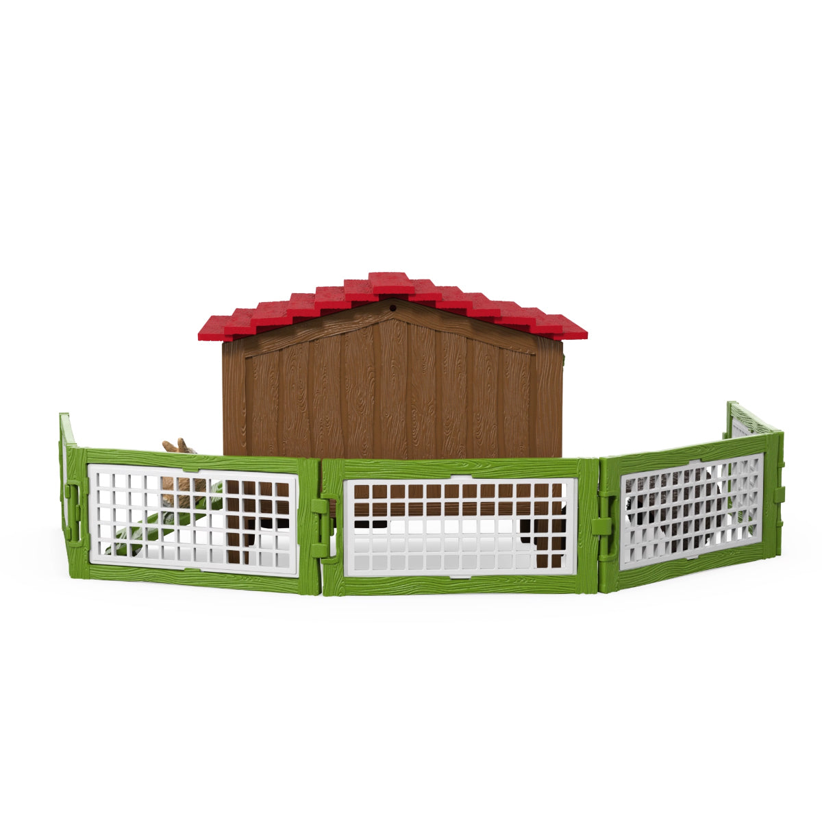 Schleich - Kaninbur med 3 kaniner