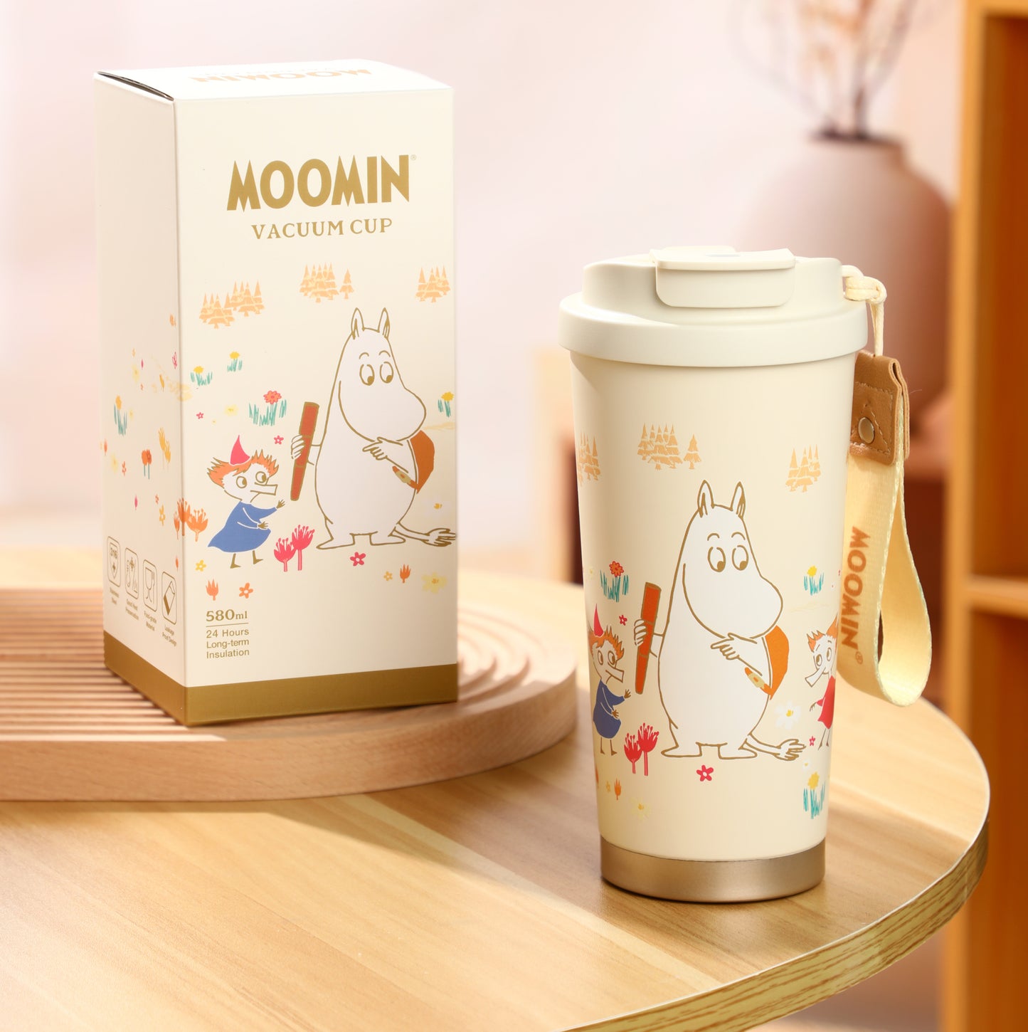 MOOMIN - Moomin Take Away Mug / Vacuum Cup 580 ml - Moomin Outing