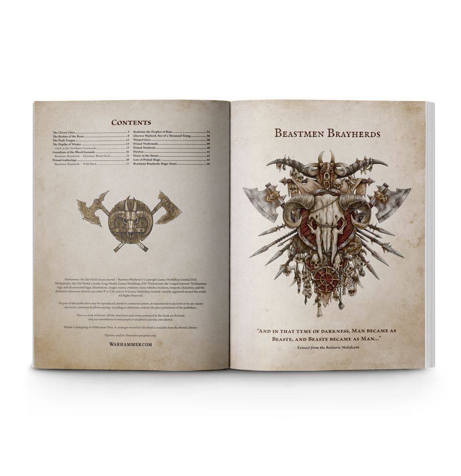 Warhammer: The Old World - Beastmen Brayherds - Arcane Journal