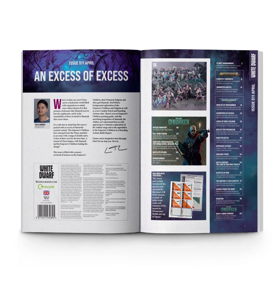 Warhammer: White Dwarf 511 (April issue)