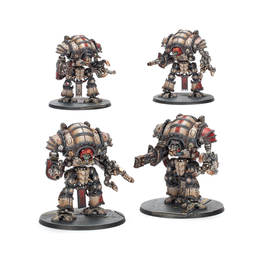 Warhammer: Horus Heresy - Legions Imperialis: Mechanicum - Questoris Knights Magaera and Styrix