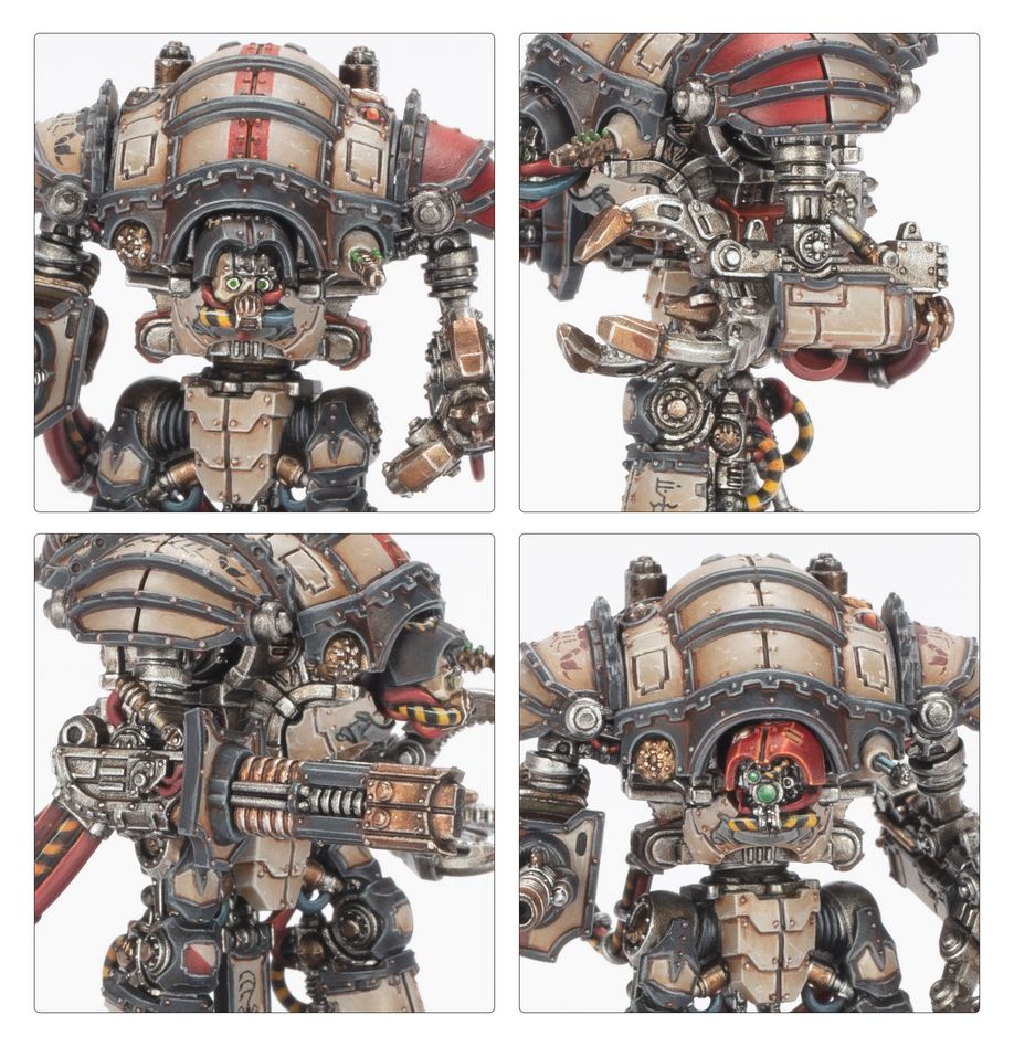Warhammer: Horus Heresy - Legions Imperialis: Mechanicum - Questoris Knights Magaera and Styrix
