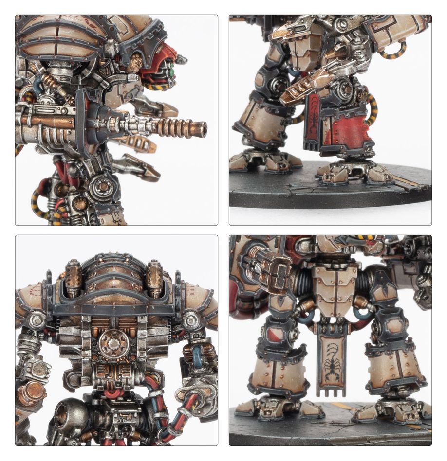 Warhammer: Horus Heresy - Legions Imperialis: Mechanicum - Questoris Knights Magaera and Styrix
