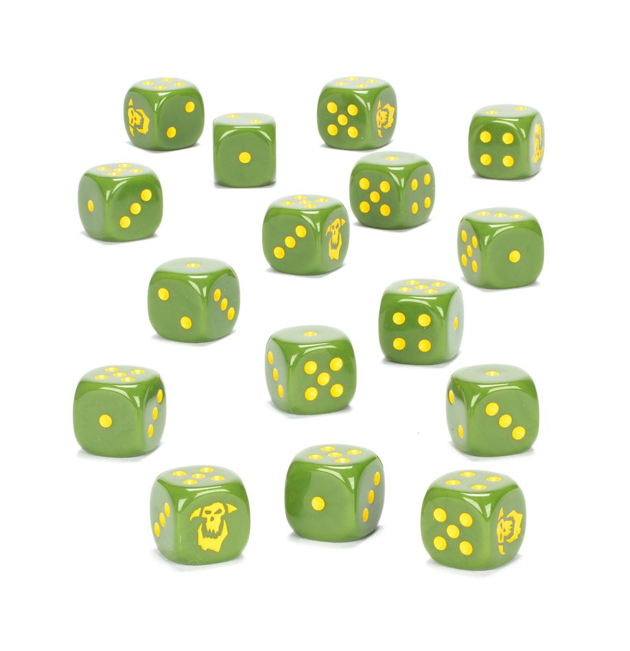 Warhammer: Age of Sigmar - Orruk Warclans - Tärningar - Dice Set