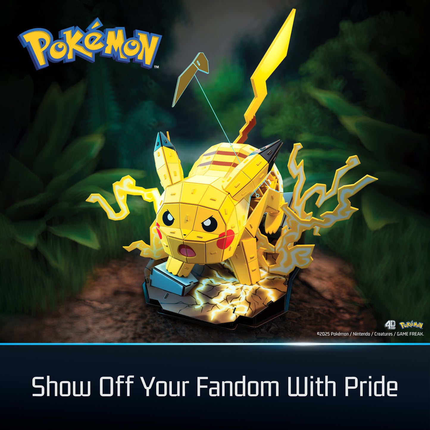 4D Build - Pokémon Pikachu 3D-modell