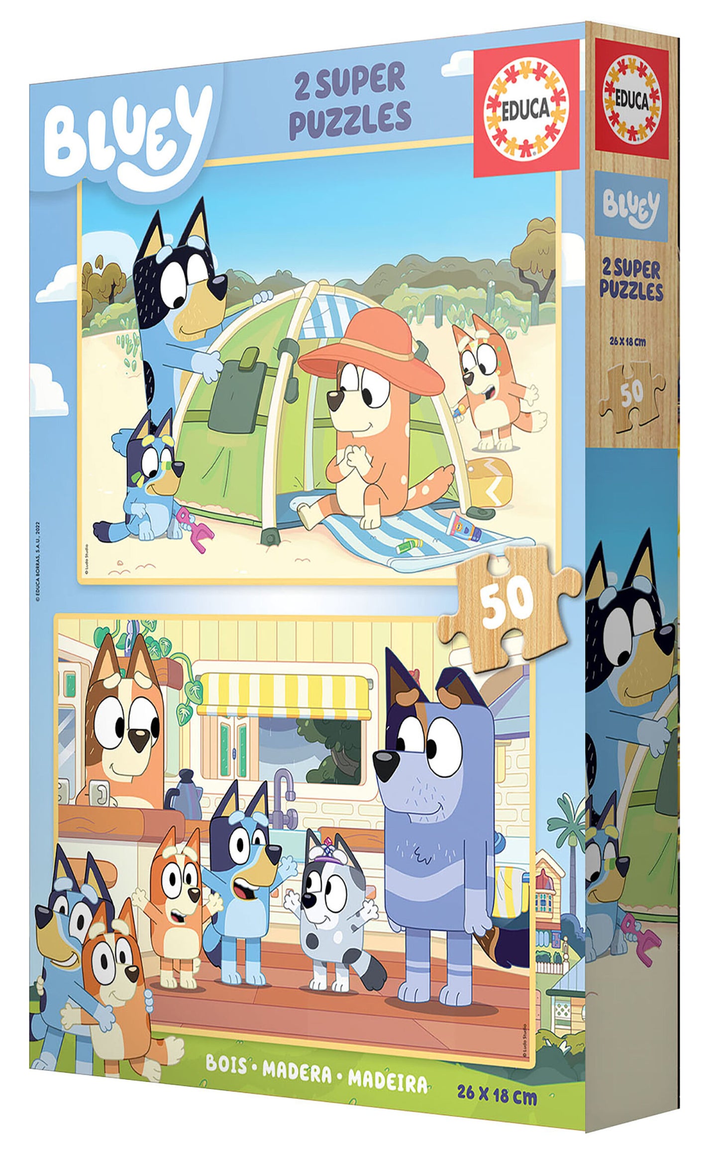 Educa® - 2×50 Bluey