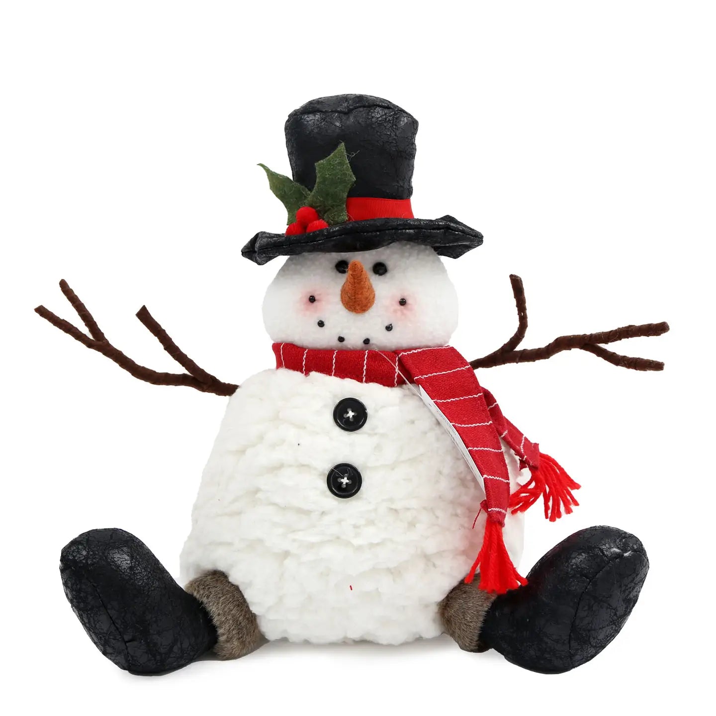 Sitting Christmas Snowman Decoration