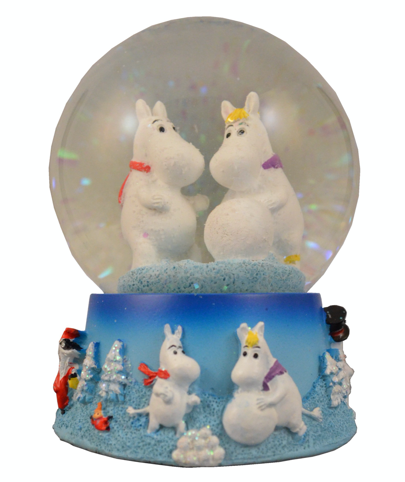 MOOMIN - Snowglobe Moomintroll & Snorkmaiden