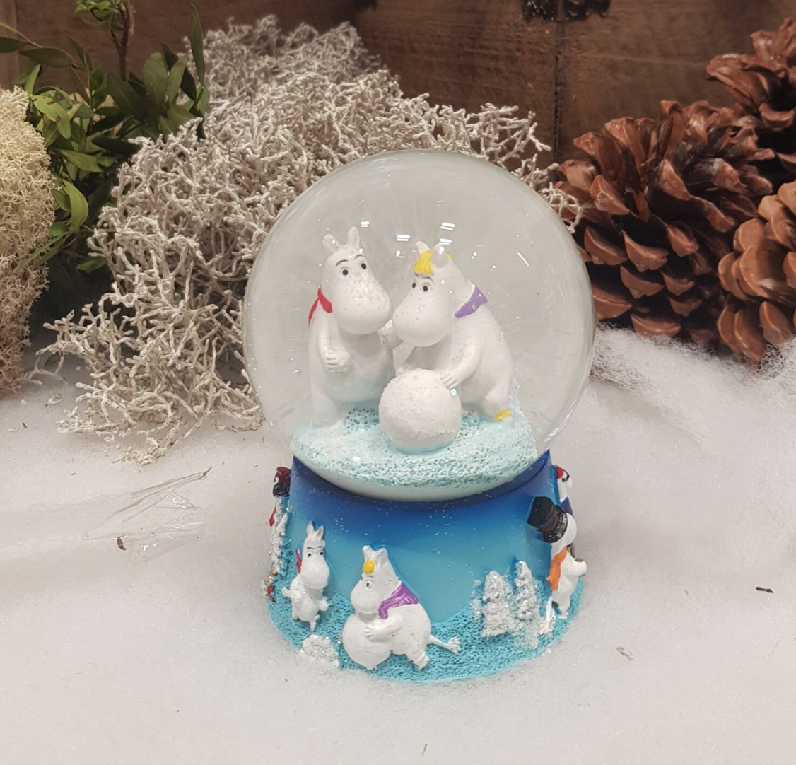 MOOMIN - Snowglobe Moomintroll & Snorkmaiden