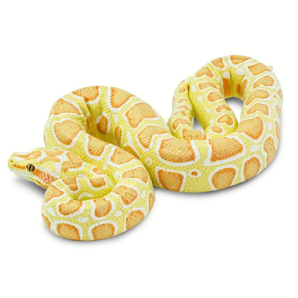 Safari Ltd - Burmesisk pyton Albino (stor modell)