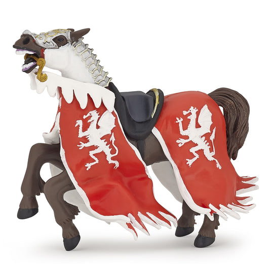 Papo - Röde Drakkungens Häst (Red dragon king's horse)