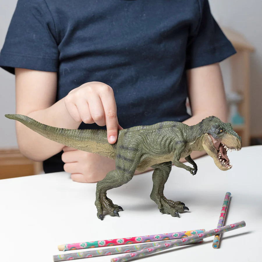 Papo - Tyrannosaurus Rex (grön) springande