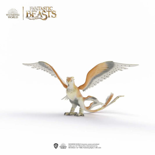 Schleich Thunderbird figur med stora vingar och brunvit fjäderdräkt, magisk varelse från Wizarding World.