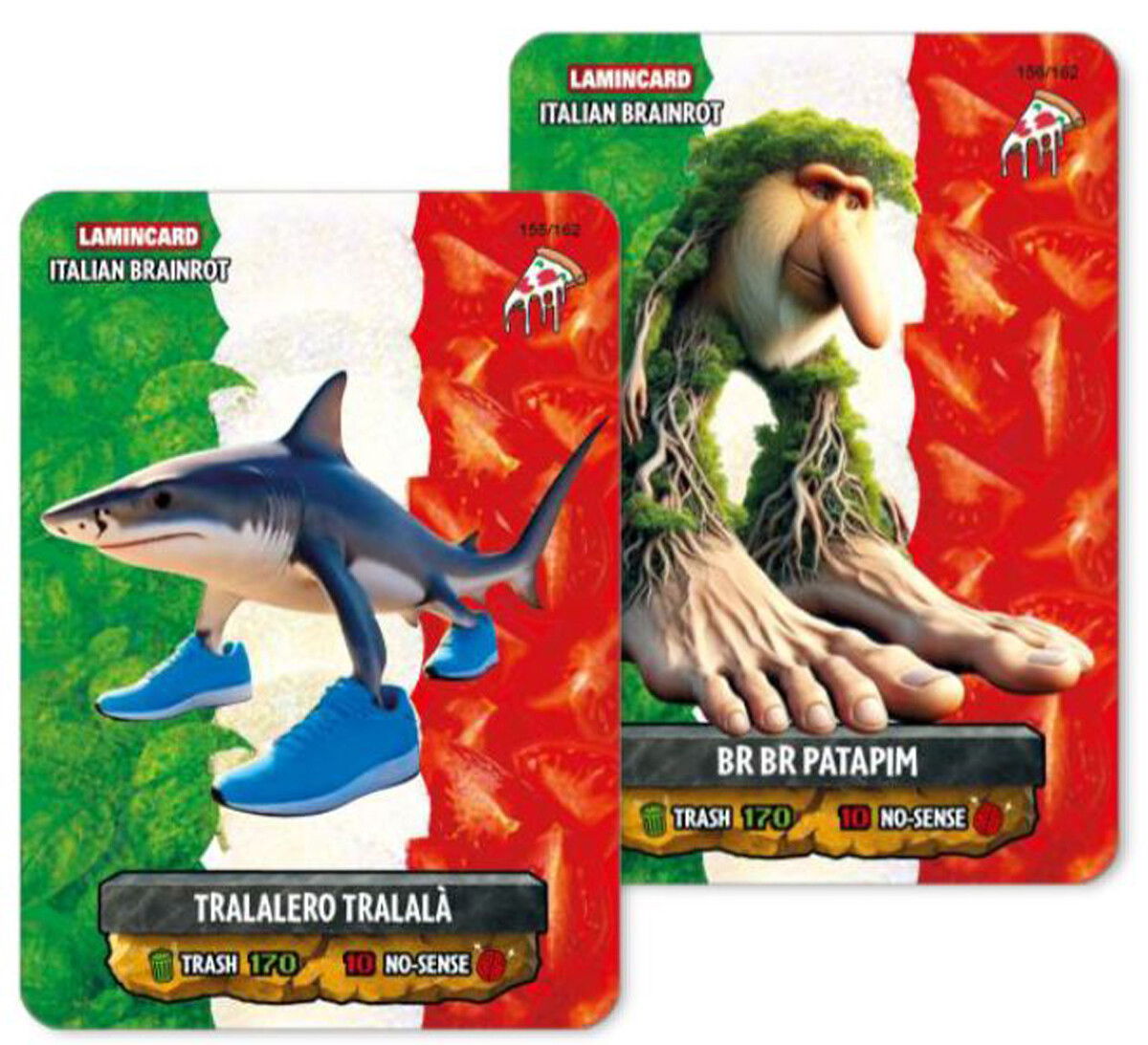 Italian Brainrot - Lamincards 5 Pack