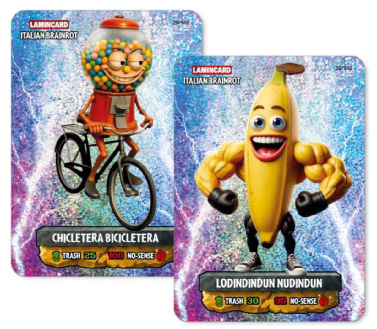 Italian Brainrot - Lamincards 5 Pack