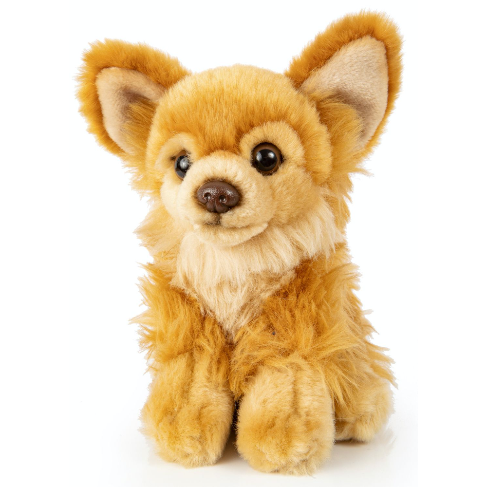 Uni Toys - Chihuahua (Sittande, Brun) Gosedjur