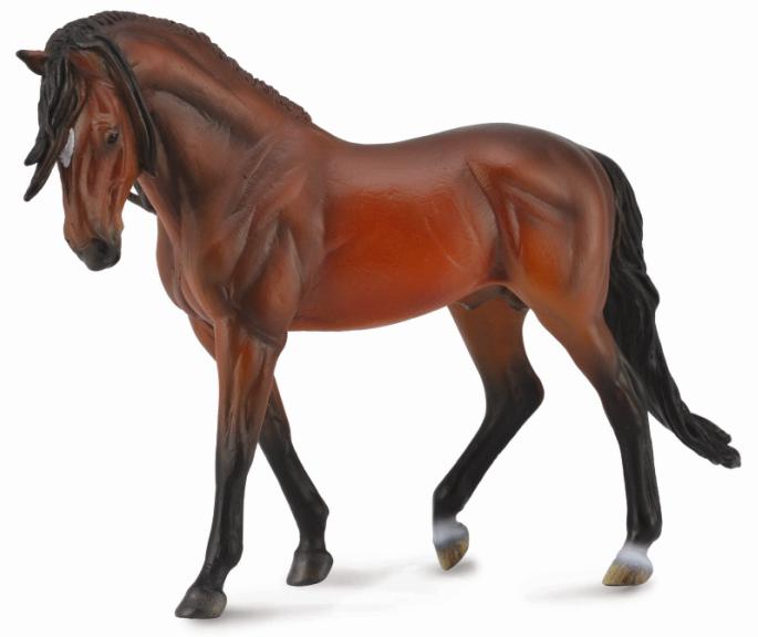 CollectA - Andalusier hingst ljus brun DELUXE (stor modell)