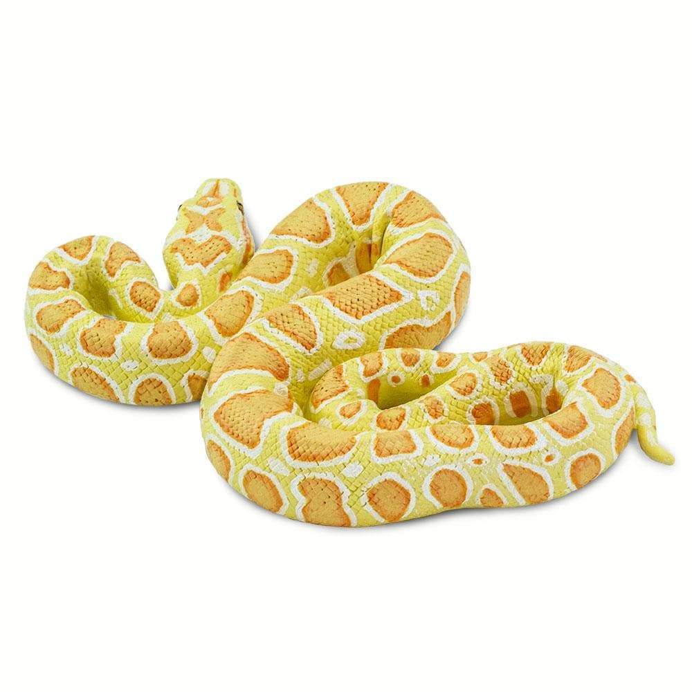 Safari Ltd - Burmesisk pyton Albino (stor modell)