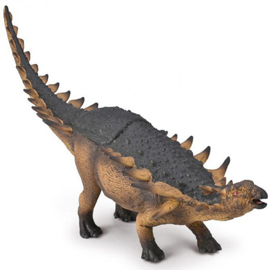 "CollectA Polacanthus DELUXE – handmålad bepansrad dinosaurie med taggar och skador"
