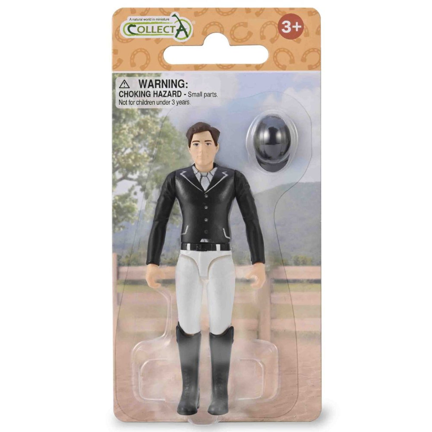 CollectA - Turnerryttare med ridhjälm