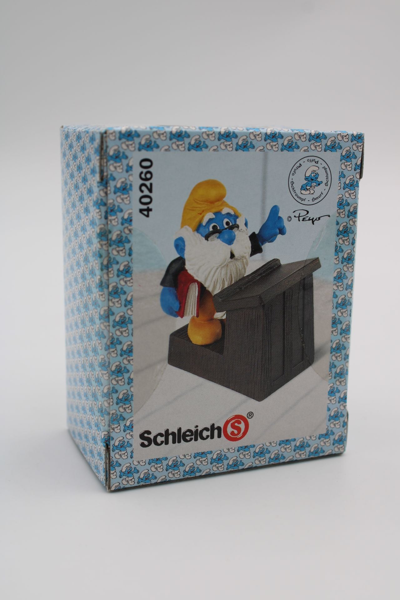 Schleich - Super Smurfs: Skolrektorn med Skrivbord