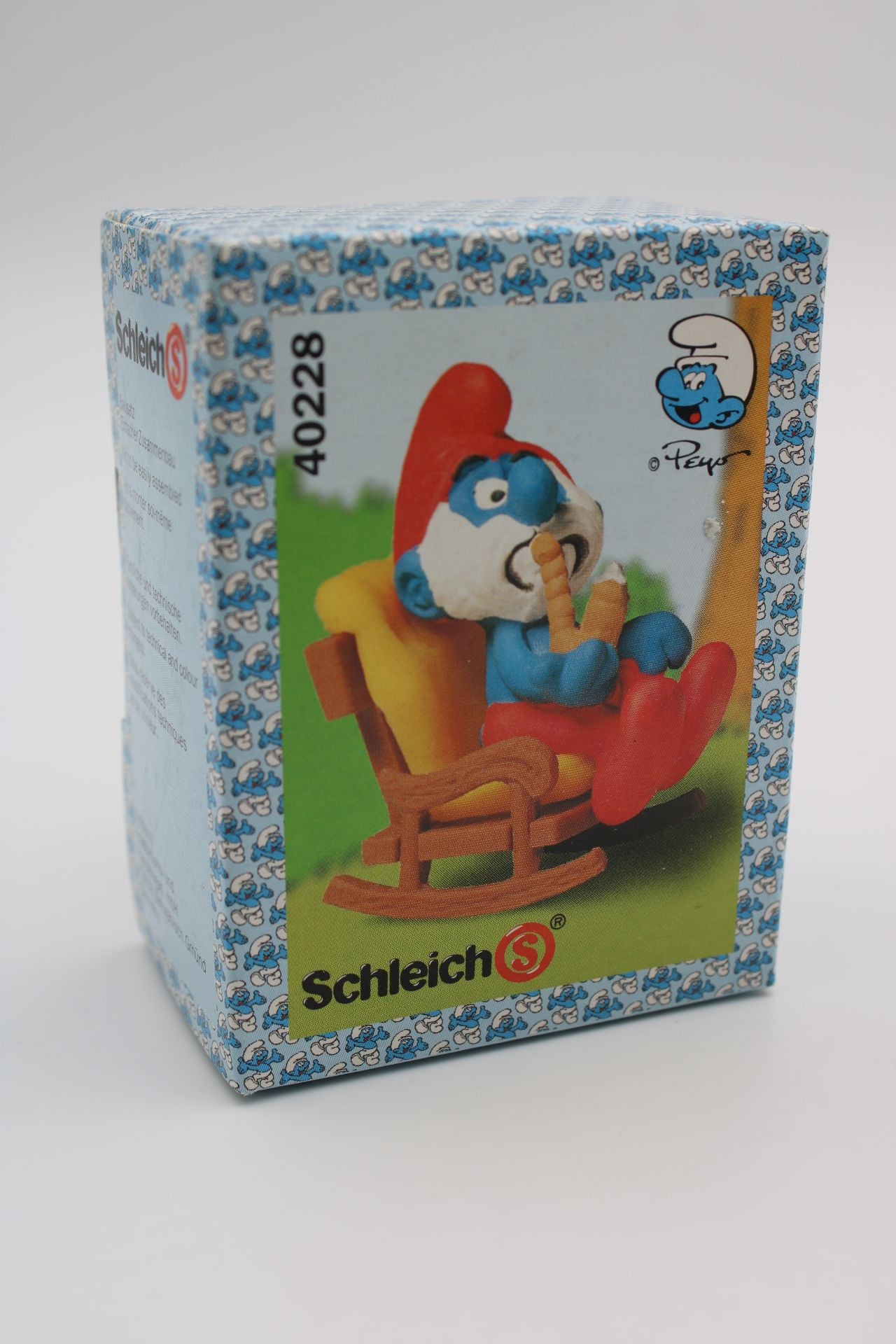 Schleich - Gammelsmurfen i gungstol