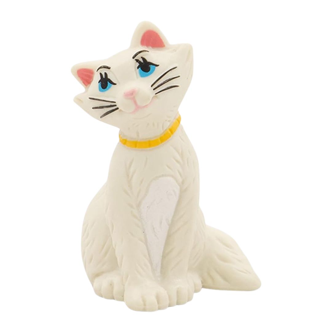 Bullyland figur av Duchesse från Aristocats – vit sittande katt, handmålad Disney-figur, 6 cm.