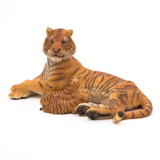 Papo - Tigerhona med ungar