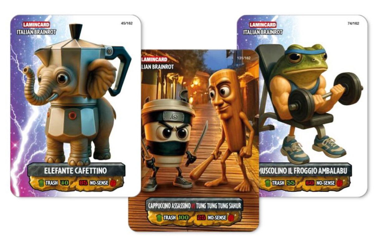 Italian Brainrot - Lamincards 5 Pack