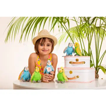 Hermann Teddy - Undulat Blå Gosedjur