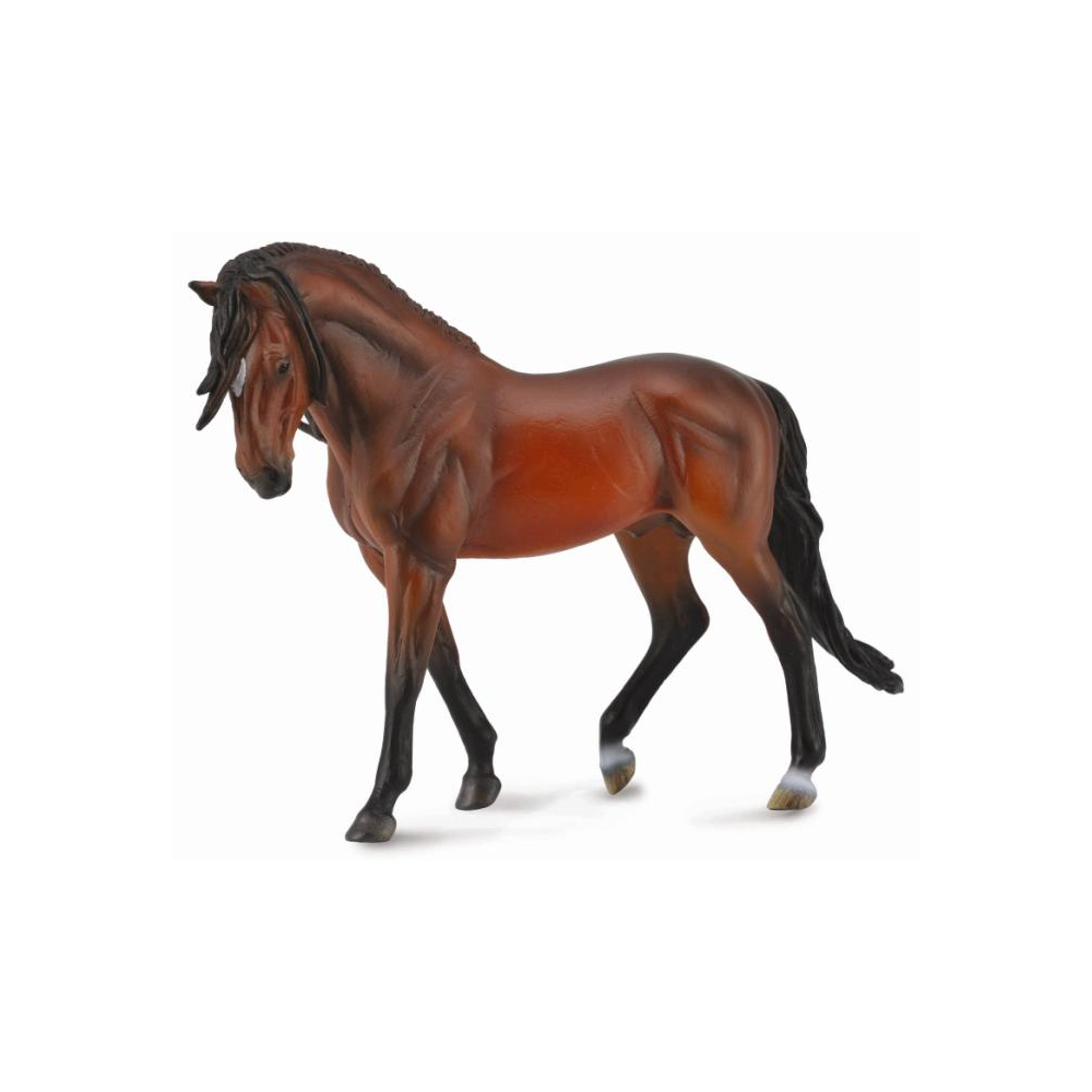 CollectA - Andalusier hingst ljus brun DELUXE (stor modell)