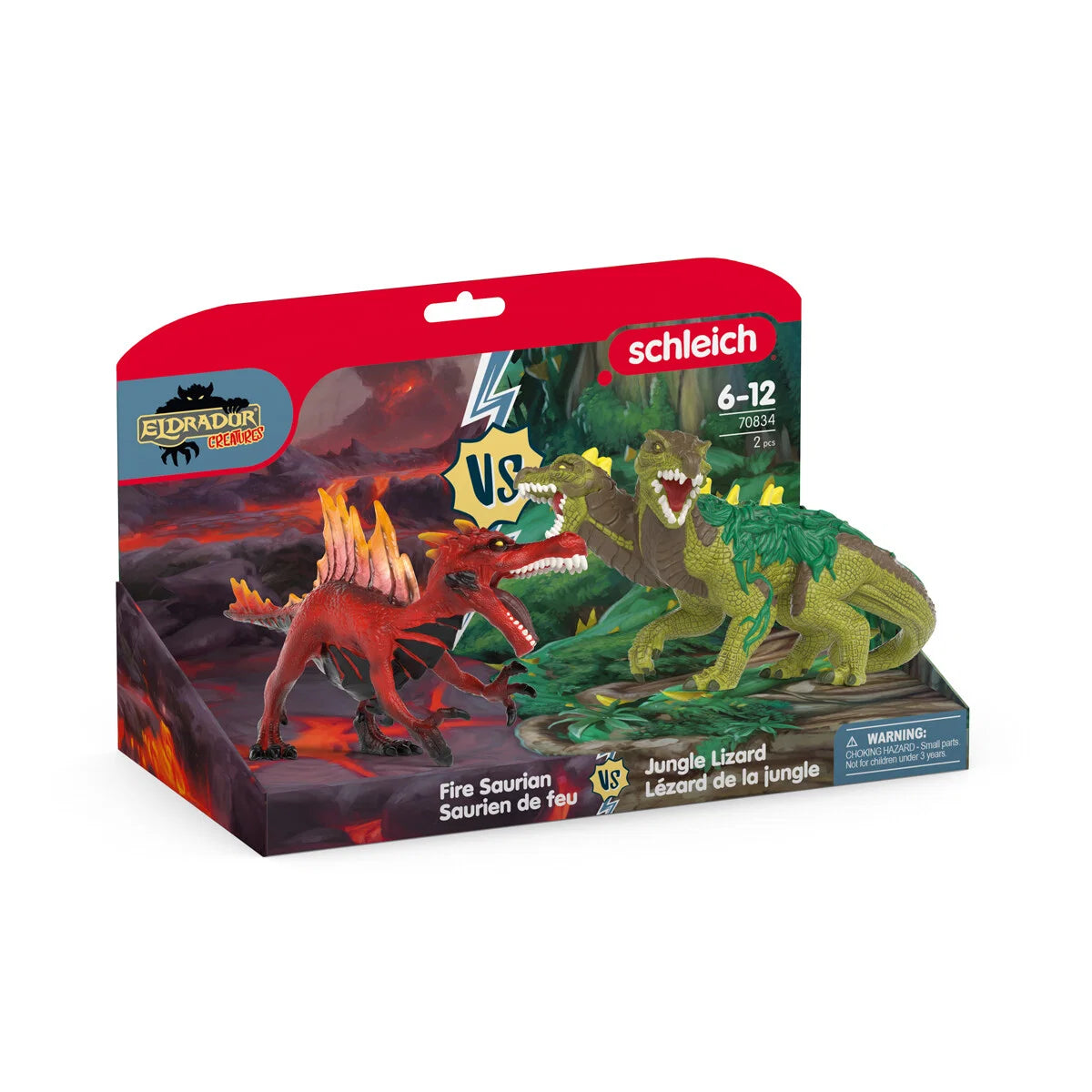 Schleich ELDRADOR® CREATURES - Elddinosaurien vs Djungelödlan
