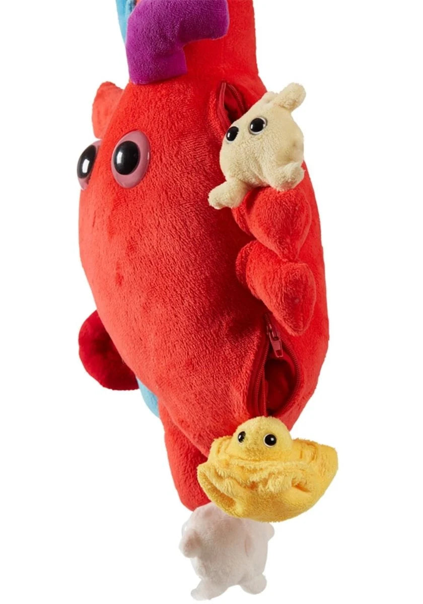 GIANTmicrobes – Hjärtmodell Dekluxe Plysch