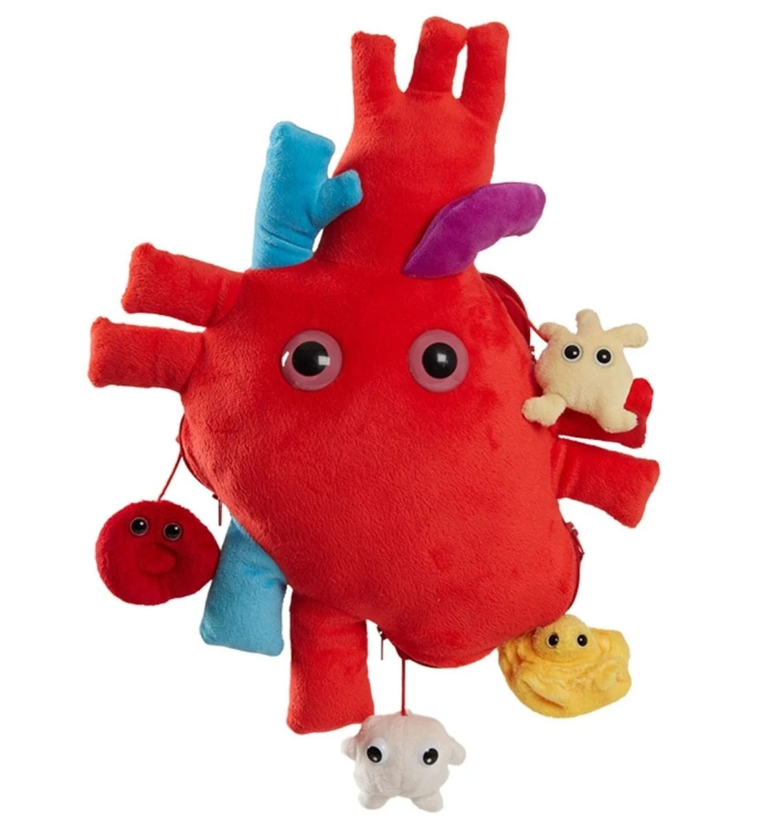 GIANTmicrobes – Hjärtmodell Dekluxe Plysch