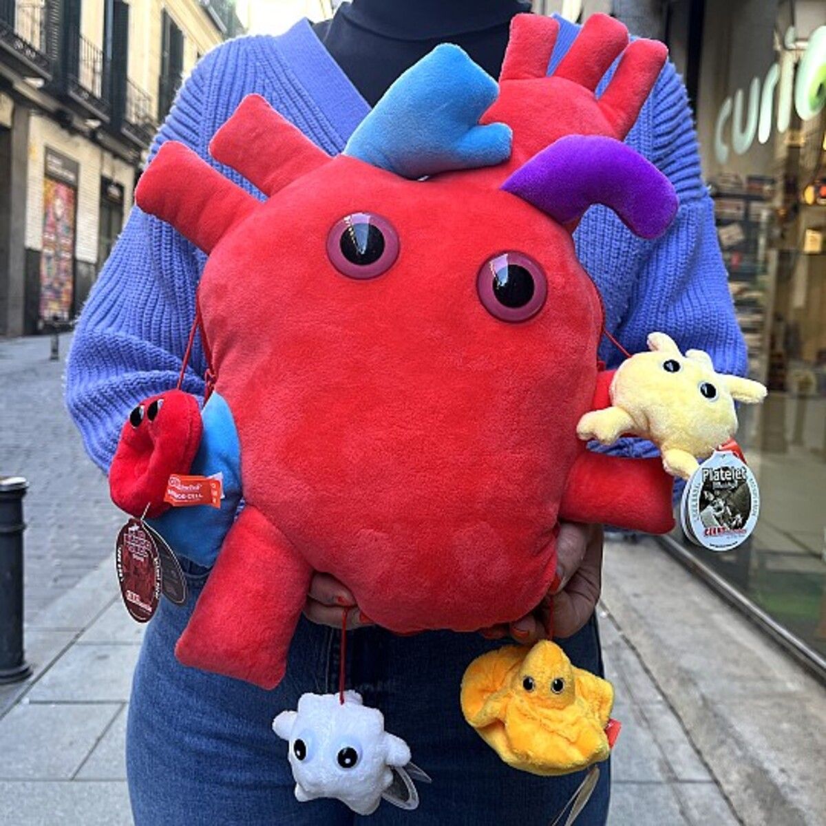 GIANTmicrobes – Hjärtmodell Dekluxe Plysch