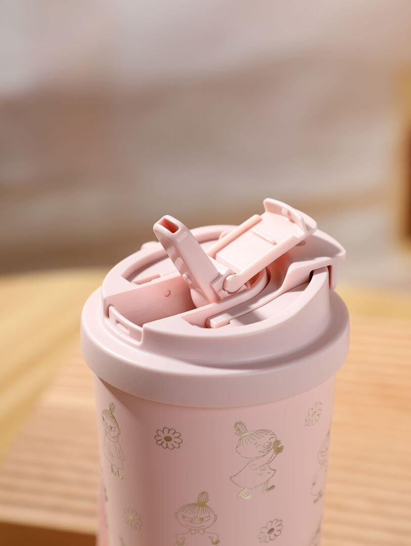 MOOMIN - Mumin Take Away Mugg / Vacuum Cup 580 ml - Lilla My Rosa/Silver