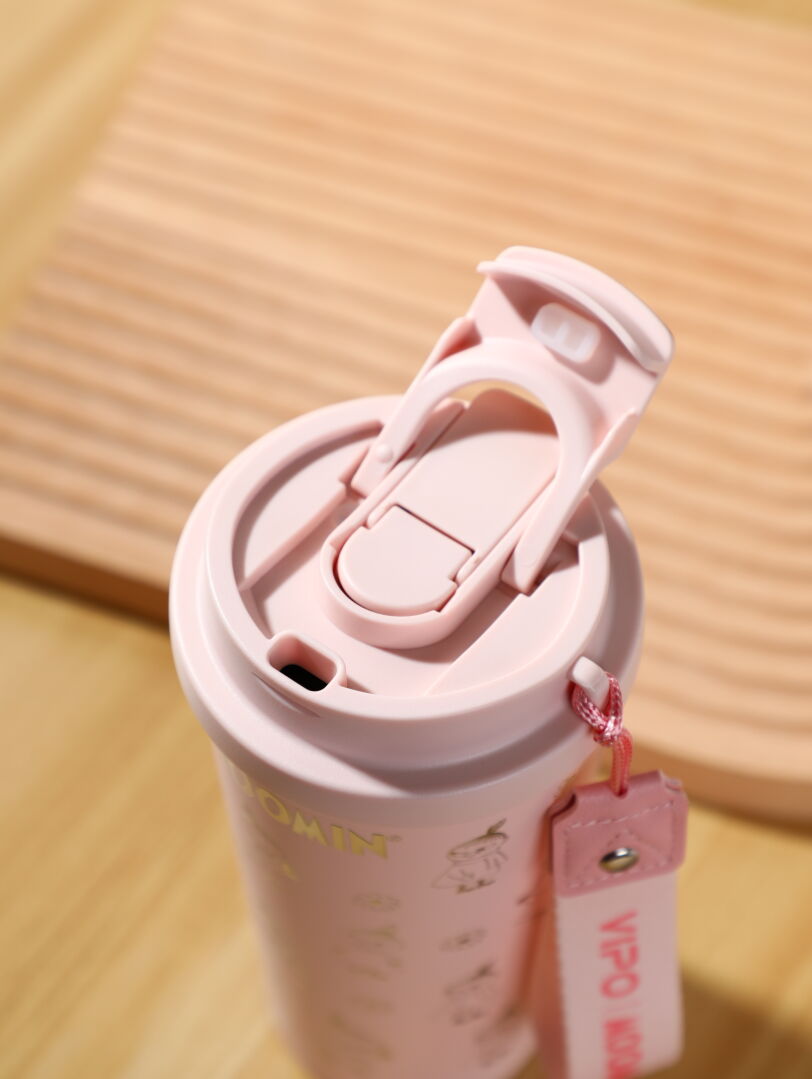 MOOMIN - Mumin Take Away Mugg / Vacuum Cup 580 ml - Lilla My Rosa/Silver
