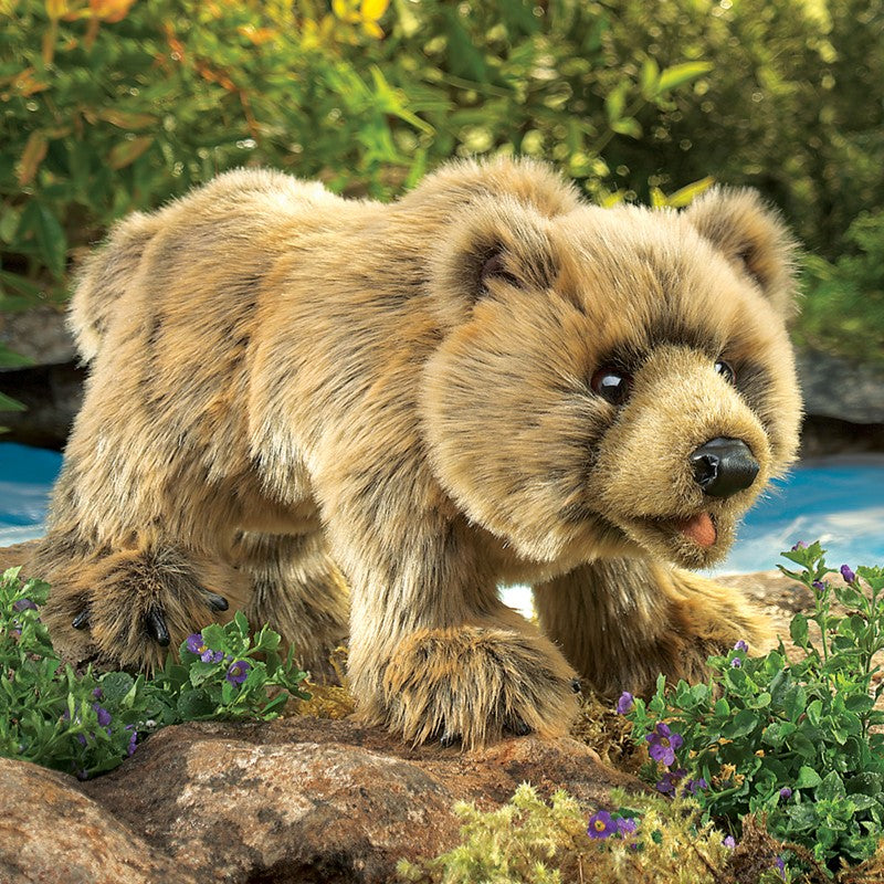 Folkmanis® Puppets - Grizzlybjörn Handdocka