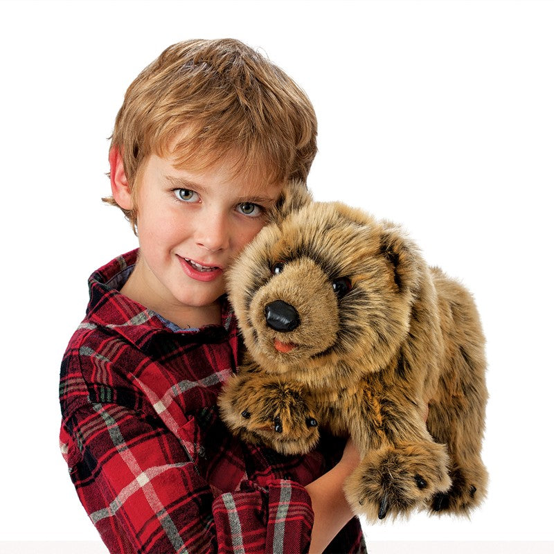 Folkmanis® Puppets - Grizzlybjörn Handdocka