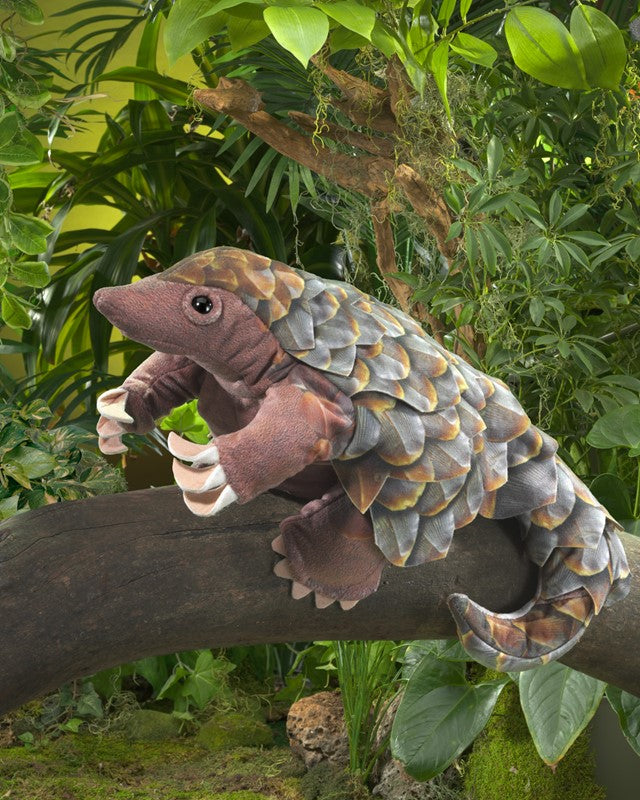 Folkmanis® Puppets - Myrkott (Pangolin) Handdocka