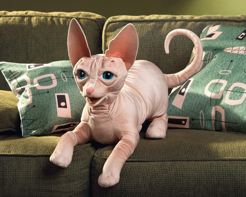 Folkmanis® Puppets - Sphynx Cat (Nakenkatt)