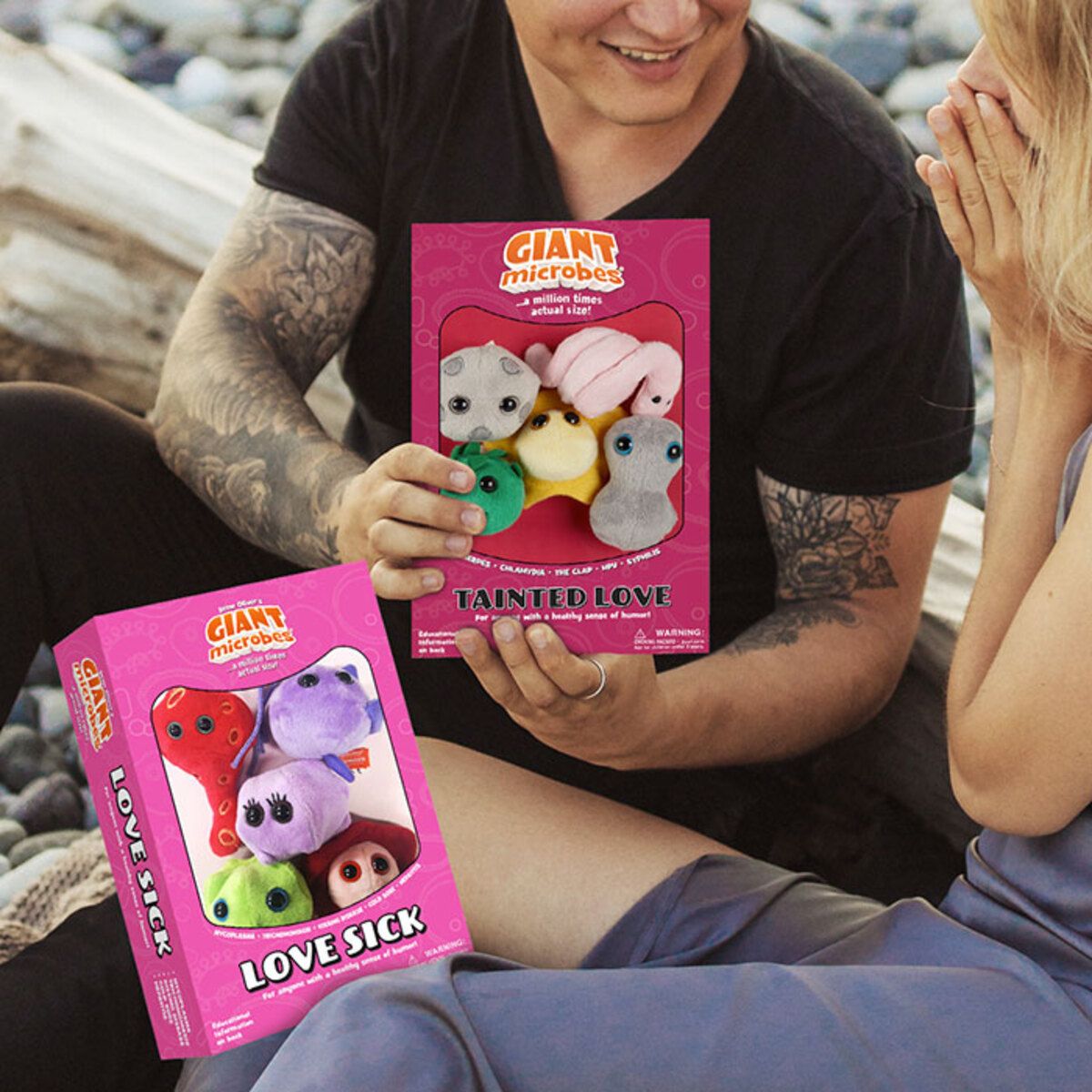 GIANTmicrobes – Tainted Love Plysch Presentbox