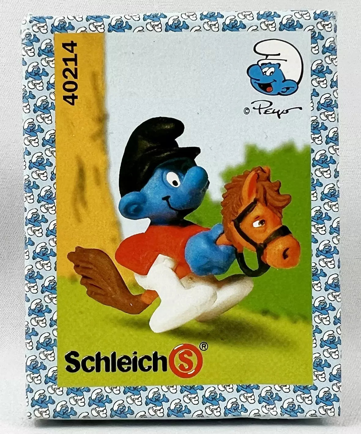 Schleich - Smurf på käpphäst