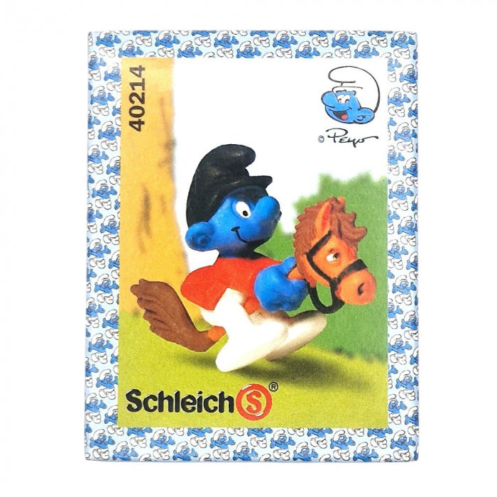 Schleich - Smurf på käpphäst