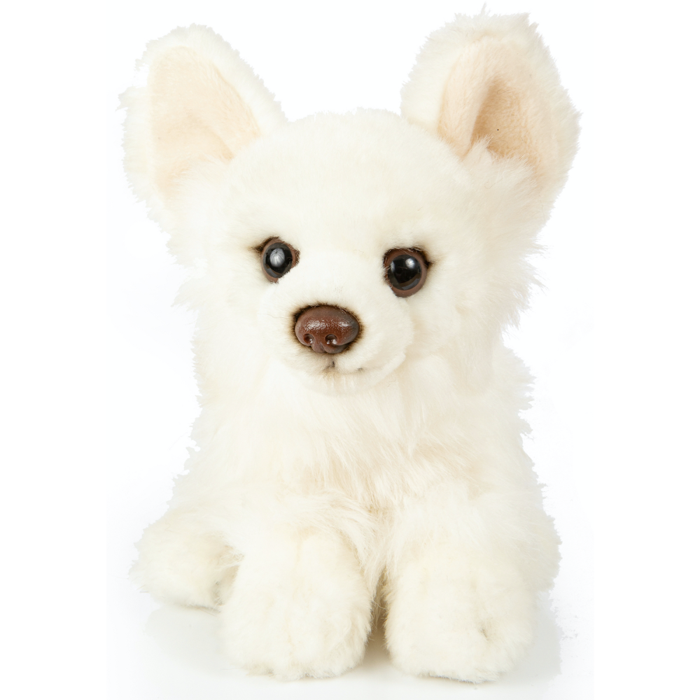 Uni Toys - Chihuahua (Sittande, Vit) Gosedjur