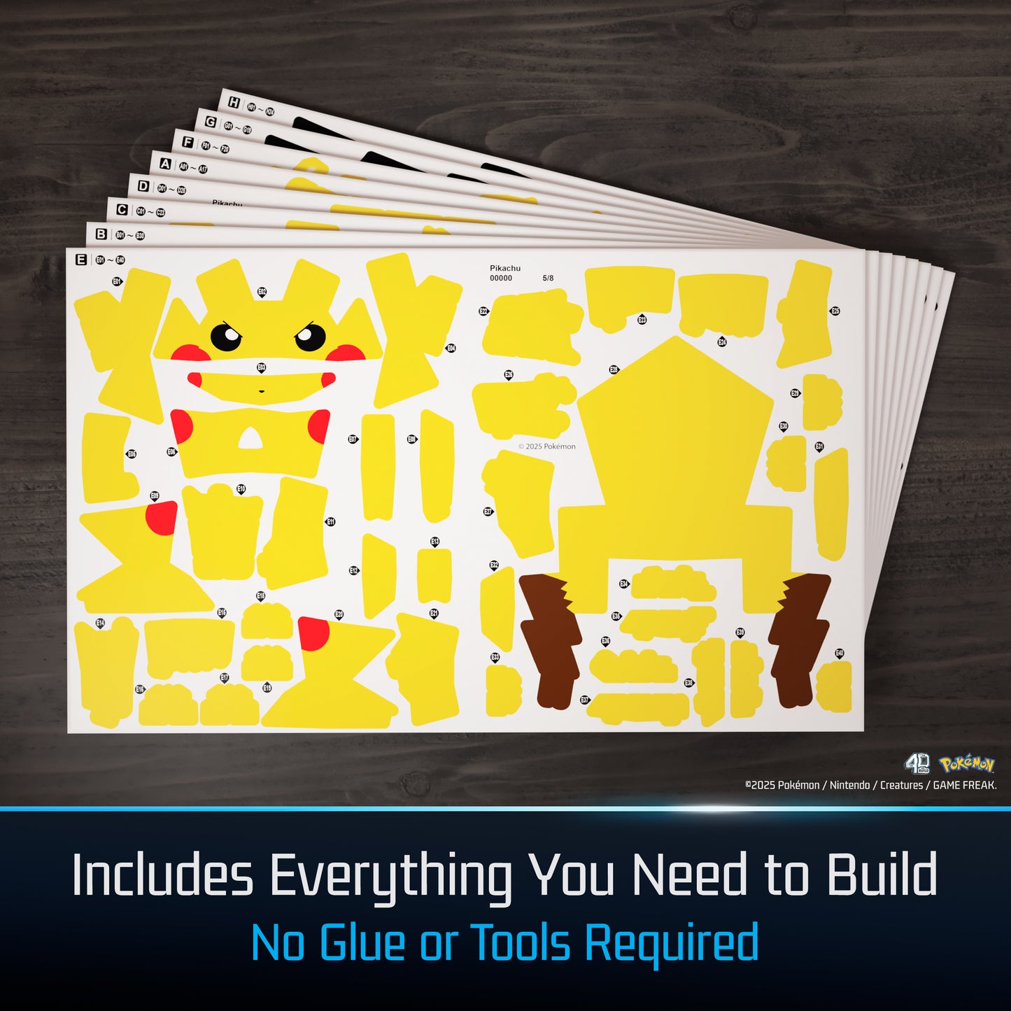 4D Build - Pokémon Pikachu 3D-modell